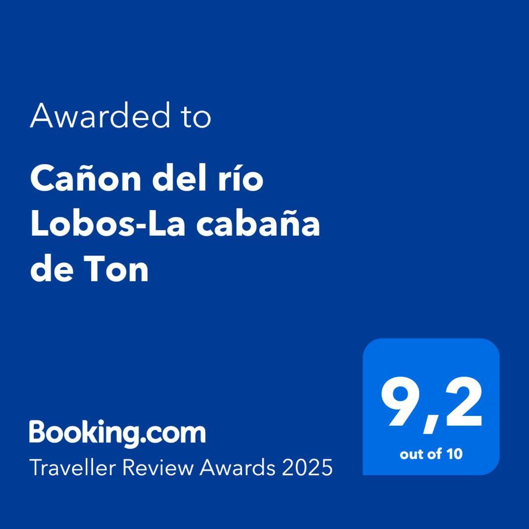 Canon Del Rio Lobos-La Cabana De Ton San Leonardo De Yague Bagian luar foto